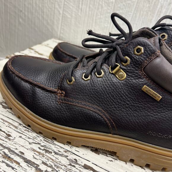 Rockport Works Boot RK6710 men’s 8 1/2 short leather ASTM F2413–18, MIC EH rated - Picture 6 of 10